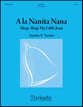 A la Nanita Nana: Sleep, Sleep My Little Jesus Handbell sheet music cover